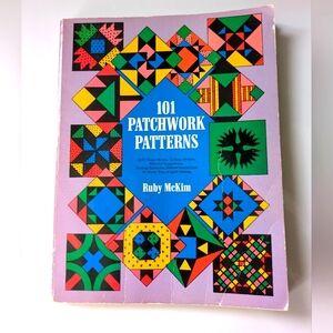 Vintage 101 Patchtwork Patterns How-to Quilting Book 1962 Sewing Crafts Quilts